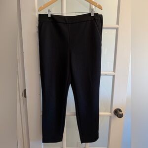 RW&CO. Shimmer Black Cropped Straight Leg Pants